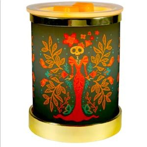 SOLD Day of the dead fragrance wax warmer